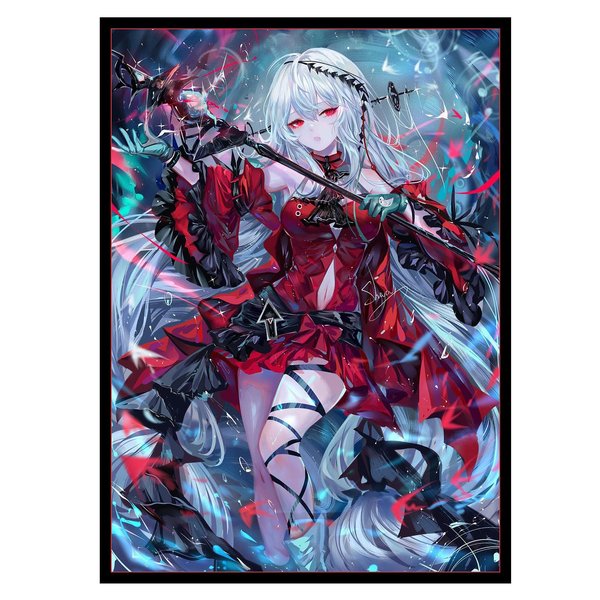 60 PCS Anime Card Sleeves for MTG/PTCG, 67 X 92mm Card Sleeves Compatible with Standard Size Board Game Trading Cards