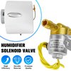 4040 Solenoid Valve for Aprilaire Humidifier - 24 Volt Brass Humidifier Water Solenoid Valve Fit for 400 400M 500 500M 600 600M 558 550A 550 568 560 560A 700 700M 768 760A 760 Yellow