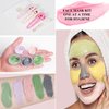 Aaenouicfs 20 Pods Clay Facial Mask Set - Green Tea,Turmeric, Dead Sea Mud,Rose, 24K Gold，Eggplant,Avocado，Mud Mask Deep Pore Cleansing Acne Blackhead Removal,Men & Women Face Mask Skin Care.
