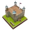Runsong Creative 3D Puzzle Paper Model Tower of London DIY Fun & Educational Toys World Great Architecture Series, 36 Pcs