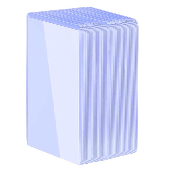 50 Pack 3"x4" Card Sleeves TopLoaders for Cards, Baseball Card Protectors Hard Plastic, for Football Card, Game Cards, Trading Card, Collectible Trading Cards Sports Cards