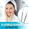 Hula Home Blackhead Remover Pimple Extractor Popper Tool Acne Comedone Blackhead, Blemish, Whitehead Popping, Zit Removing for Nose Face, 304 - Stainless Steel
