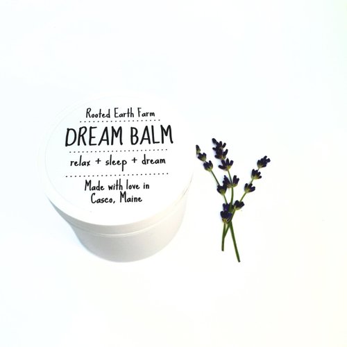 Dream Balm - 4 fl oz - Herbal Infused Salve - Rose Lavender Coconut Oil - Dry Skin Moisturizer