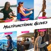 ManiGlovz - The Original Anti UV Gel Manicure Gloves, Fingerless Gloves for Nail Lamp Radiation, UPF 50+ UV Nail Lamp Gloves, Chic, Lightweight & Comfortable, Marble Pink Gloves, 1 Pair