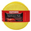 Mothers Microfiber Polishing Pad and Cleaning Pads for Car Detailing, 5 Inch Diameter, Yellow, 6 Pack