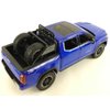 2023 Tundra TRD 4x4 Pickup Truck Blue Metallic with Sunroof and Wheel Rack 1/24 Diecast Model Car H08555R-BL