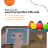 Wonder Workshop Launcher Accessory for Dash Robot – Turn Dash Robot into a Projectile Launcher– Fun Accessory for STEM Robot Toys for Kids 6+