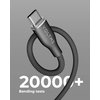 VOLTME USB C Cable (2-Pack, 3.3ft), Premium Nylon USB A to USB C Charger Cable, USB 2.0 Type C Charging Cable Fast Charge for Galaxy S10+/S10, Note 10/9, LG V30/V35, Moto Z2 Z3