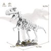 NEWABWN Dinosaur Building Kit,Dinosaur Park World Tyrannosaurus Fossils Creative Animal Building Toys for Boys Girls 6+,Glow in The Dark, Use Sunlight/Lights to Store Energy(435 Pieces)