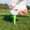 PGM Plastic Golf Tees 10 Pack - Durable, Long-Lasting, Low-Friction Design for Increased Distance, Eco-Friendly Golf Accessories
