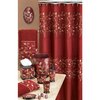 Popular Bath Aubery Shower Curtain, Burgundy 72.00" x 70.00"