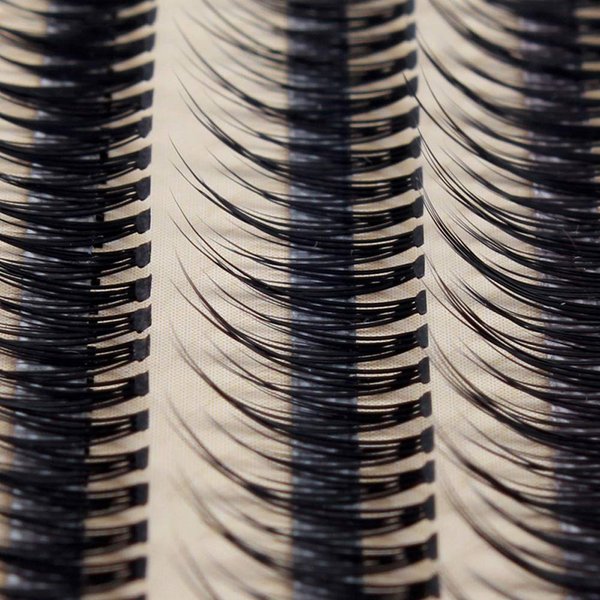 BODERMINCER 8-16mm to Choose Fish Tail Design 120pcs Thickness 0.1mm C Curl 12 Root Women Lady Individual Black False Eyelash Cluster Eye Lashes Extension Tools (14mm)