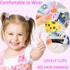 62 Pcs Cute Girls Hair Clips Toddler Girls Hair Accessories Candy Rainbow Hairpins Unicorn Cute Barrettes Clips Candy Fruits hair clips Set for Girls Kids Baby (Style 1)