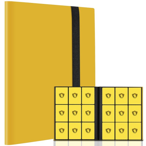 9 Pocket Trading Card Binder, Premium Card Book for 360 Cards, Sturdy Card Album for Collectible Cards, Side-Loading