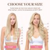 GOO GOO Clip in Hair Extensions Real Human Hair, 14inch 120g 7Pcs, 17/22/60 Balayage Ash Blonde to Golden Blonde and Platinum Blonde, Remy Human Hair Extensions Clip ins for Women, Natural Human Hair