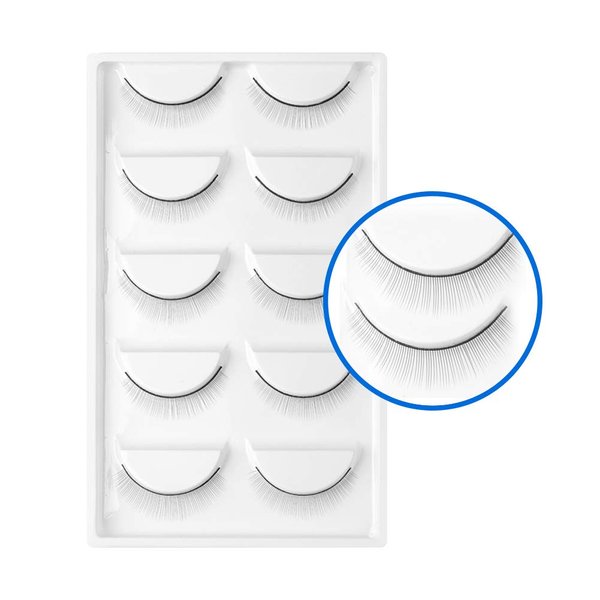 25 Pairs Practice Lashes for Eyelash Extensions Supplies Self-adhesive Practice Lashes Strip for Training Lash Extensions Beginner by WENDY LASHES
