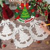 Sereliy 24 Pcs Christmas Coloring Wreath Crafts for Kids, Color Your Own Christmas Crafts, DIY Paper Christmas Wreath for Classroom Activities Christmas Games. (Xmas 24)