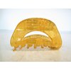 Generic Painted marbled glitter acrylic hair claw clamp clips thin fine medium hair (Primary color: Orange), 1 Count (Pack of 1)