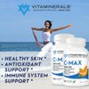 Vitaminerals C-MAX | 1000mg Vitamin C | Citrus Bioflavonoids | 100 Veggie Caps