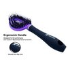 Zabolight Detangling Flex Brush Natural Boar Bristle Hair Brush for Kids, Women, and Men - Detangle All Hair Types Wet Or Dry (Purple)