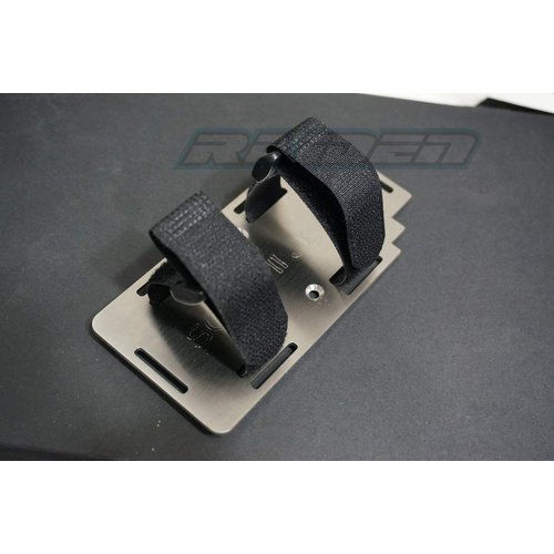 Stainless Steel Rear Upper Extend Battery Holder Tray for Axial SCX10 II 90046 90047