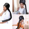 Hair Dryer Bonnet with Hair Plopping Net,Hair Drying Bonnet for Blow Dryer,Portable Home Deep Conditioning Hair Care Hot Cap，Speed Up The Drying