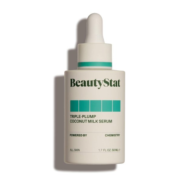 BeautyStat Triple-Plump Coconut Milk Serum - Moisturize, Plump, & Revitalize with Hyaluronic Acid, Polyglutamic Acid, Microsilver, & Coconut Complex (30 ml / 1 fl oz)