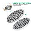AEARY Curling Hair Brush Set with a Comb, Silicone Curl Brush for Men Women, Twist Brush for Afro Curls, Washable and Durable, Two-Sided Use (Gray, 1 Pcs)