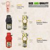TKDMR 2Pairs Car Battery Cable Terminal Clamps-Connectors - Battery Terminal with Plastice Cover,Good Contact,Corrosion Resistance,Applicated in Car,Van..
