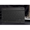 Arteck HB030B Universal Slim Portable Wireless Bluetooth 3.0 7-Colors Backlit Keyboard with Built in Rechargeable Battery, Black