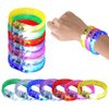 M.best 14pcs Glow Bracelets with 14pcs Spare Batteries Glow in The Dark Bracelets Toys for Party Favors