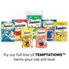 TEMPTATIONS Jumbo Stuff Crunchy and Soft Cat Treats, Tempting Tuna Flavor, 14 oz. Tub