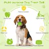HIPPIH Dog Puzzle Toy 2 Pack, Interactive Dog Toys for Treat Dispensing, Durable Puppy Toys for Teething Small Dogs, Dog Treat Ball for Teeth/Slow Feeder/IQ Training/Playing
