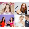 BAHABY Silver Crowns for Women Girls Rhinestone Princess Tiara with Combs for Birthday Prom Bridal Shower Wedding Halloween Party