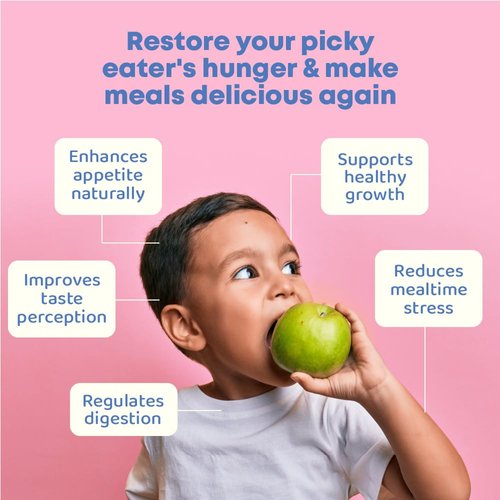 JoySpring Appetite Booster for Kids | Natural Weight Gain with L-Lysine & B Vitamins | Toddler Appetite Booster | Supports Healthy Growth & Development | 2oz Liquid