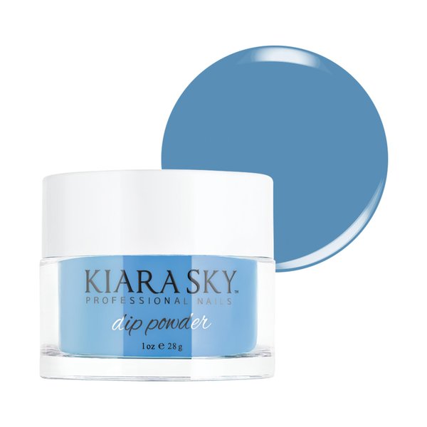 Kiara Sky Long Lasting Nail Dip Powder Blue Tones 1 oz, After The Reign