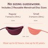 Pixie Menstrual Disc Kit - Best Period Disc Starter Kit - 2 Discs, 20 Wipes, Wash, Lube, Public Restroom Carry Cup, Stain Remover & Storage Bag - Proven to Become A Successful Menstrual Disc User