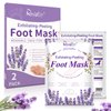 Foot Peeling Mask, 2 Pack Foot Moisturizing Mask, Lavender Exfoliating Foot Peel Mask, Cracked Heels Repair - for Calluses, Dead & Dry Skin