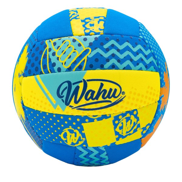 Wahu 100% Waterproof All-Purpose Mini Pool Ball for Beach, Soccer, and More, 6.5" Round Water Ball for Beach and Pool Sports Games, Blue