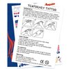 AOYOO Fourth of July Decorations Temporary Tattoos 34 Style America Giltter Tattoos, Red White and Blue Party Supplies, 4th of July Accessories, USA Flag, Memorial Day, Independence Day, Labor Day