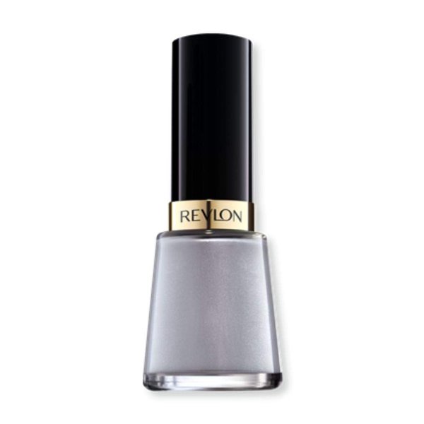 Revlon Nail Enamel, Chip Resistant Nail Polish, Glossy Shine Finish, in Black/Grey, 905 Sophisticated, 0.5 oz