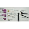 RIVERWELD TIG Gas Lens Collet Body 13N21 45V42 (.040" & 1mm) 13N22 45V43 (1/16" & 1.6mm) 45V44 13N23 (3/32" & 2.4mm) 45V45 13N24 (1/8" & 3.2mm) Glass Cup #4 ~ #12 WP 9 20 25 TIG Welding Torch 39pcs