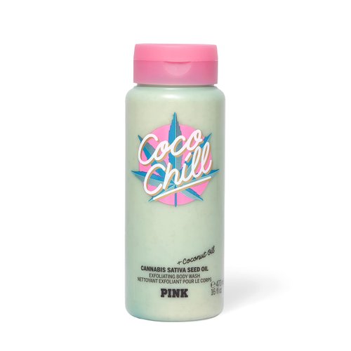 Victoria's Secret Pink Coco Chill Exfoliating Body Wash with Coconut Oil