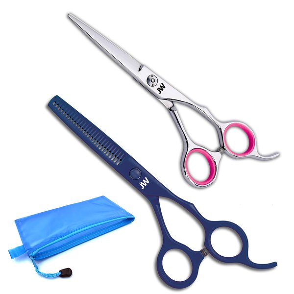 JW Professional Shears Razor Edge Series - Hair Cutting Scissors & Thinning Shear Set