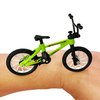 Metal Finger Bike Mountain Bike Toys Functional Kids Finger Bicycle Mini Finger BMX Set Gift for Kid (Green)