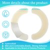 Siifert 40 Pcs Ostomy Barrier Strips Hydrocolloid Ostomy Supplies Adhesive Colostomy Supplies Elastic Barrier Strips for Colostomy Bags Curved Ileostomy Tape for Stoma Urostomy Bag