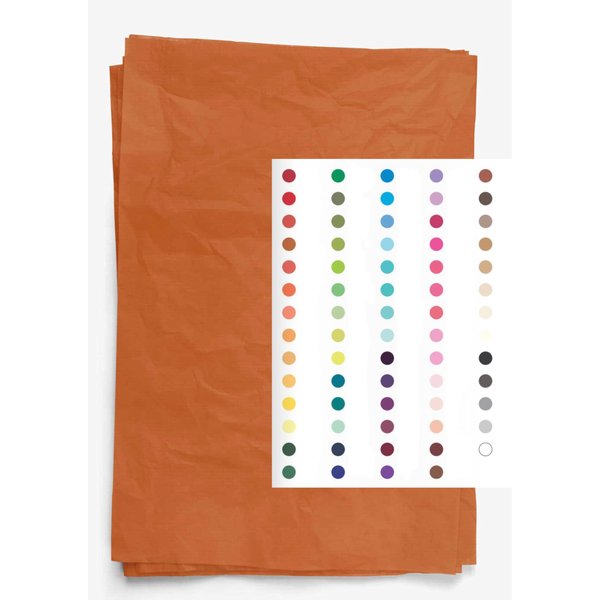 InsideMyNest Premium Quality Extra Large Tissue Paper Sheets 30x20 750x500mm Biodegradable Eco-Friendly Compostable Acid-Free Colorfast Bleed Resistant (Pack of 10 Sheets) (Burnt Orange)