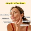 Blumenes Mushroom Gua Sha Facial Tool - Stainless Steel Mushroom-Shaped Facial Massager, Mushroom Face Massager, Lymphatic Drainage & Puffiness Relief