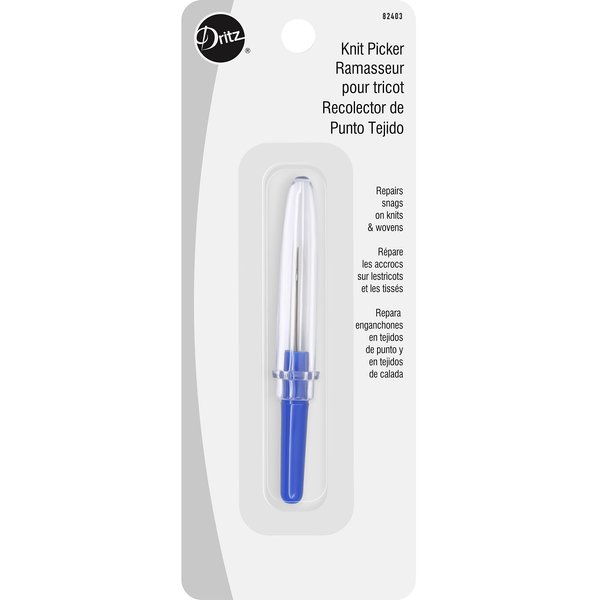 Dritz Clothing Care Knit Picker Clothing Repair, Blue