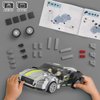 HIGH GODO Super Racing Car Building Sets with Display Case, Collectible Champion Car Model DIY Building Kit, Cool Vehicles Construction Toy Sets for Adult Teens Kids Gift Idea(284 Pieces)